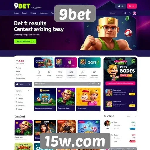 Usabilidade e design do site 9bet em destaque